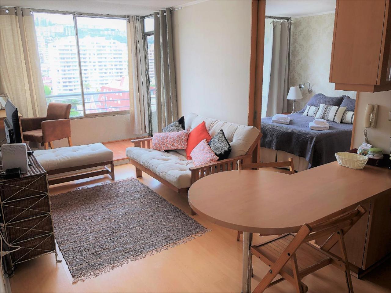 1201 Departamento Vs Centro Vina Appartement Vina del Mar Buitenkant foto